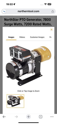 Northstar pto generator 7800 - generator,,
