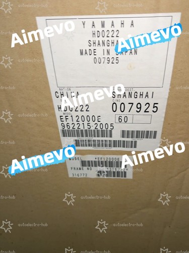 1pc ef12000e 10kva yamaha - 1pc,