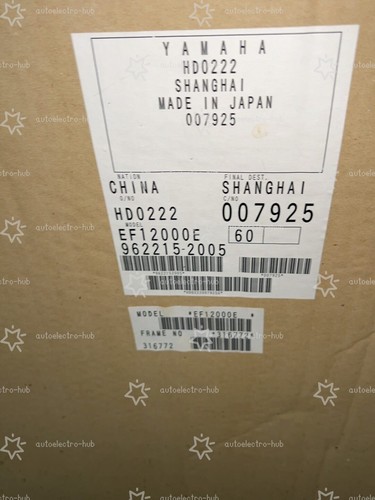 Ef12000e 10kva yamaha - 8.5-10kva,
