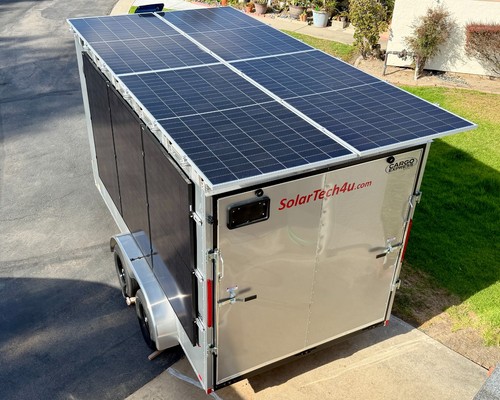 4kw modular solar trailer - modular,